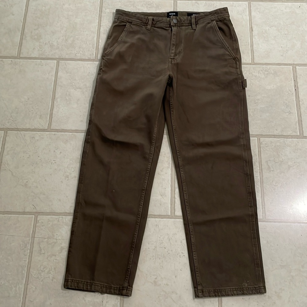 Cotton On Men’s Baggy Jean, brown in color